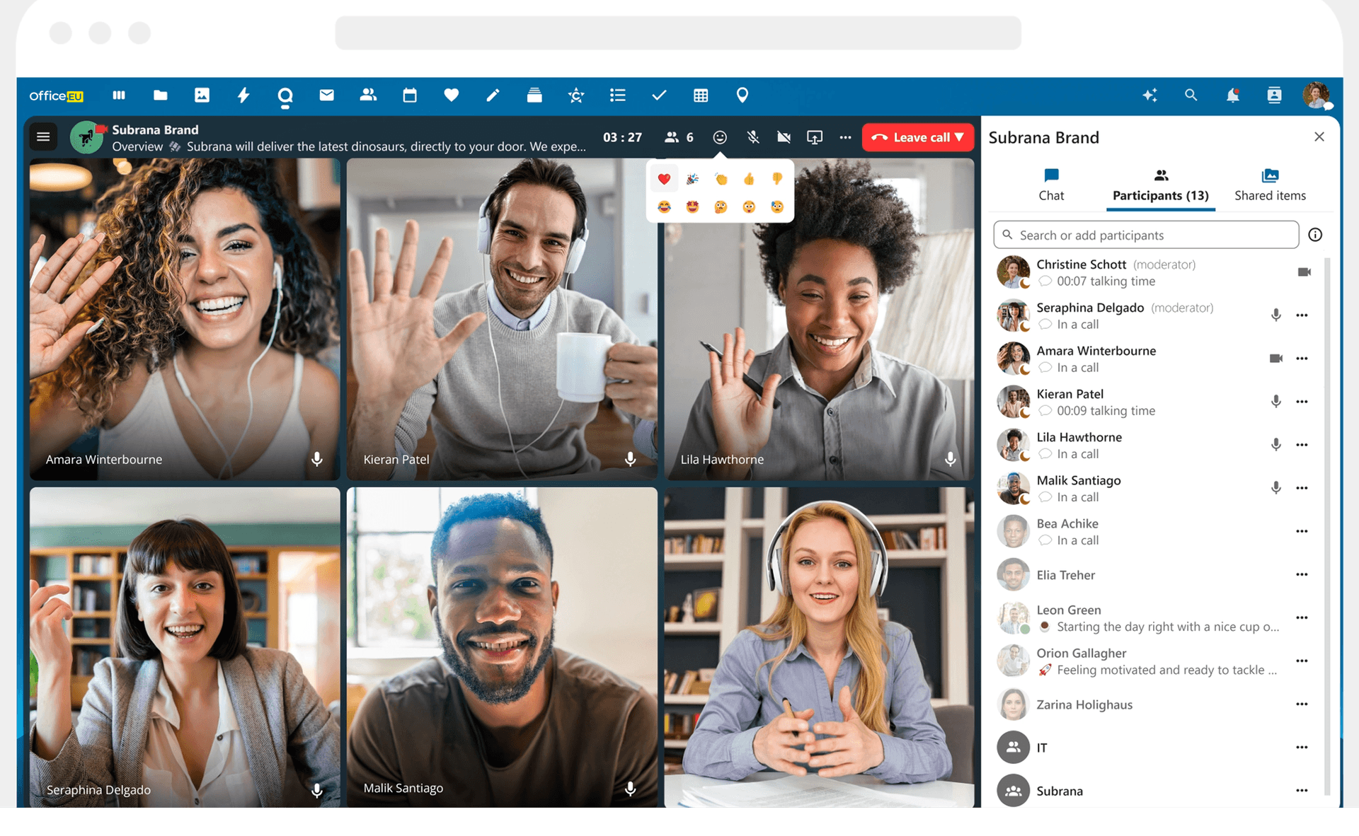 EU Meetings screenshot