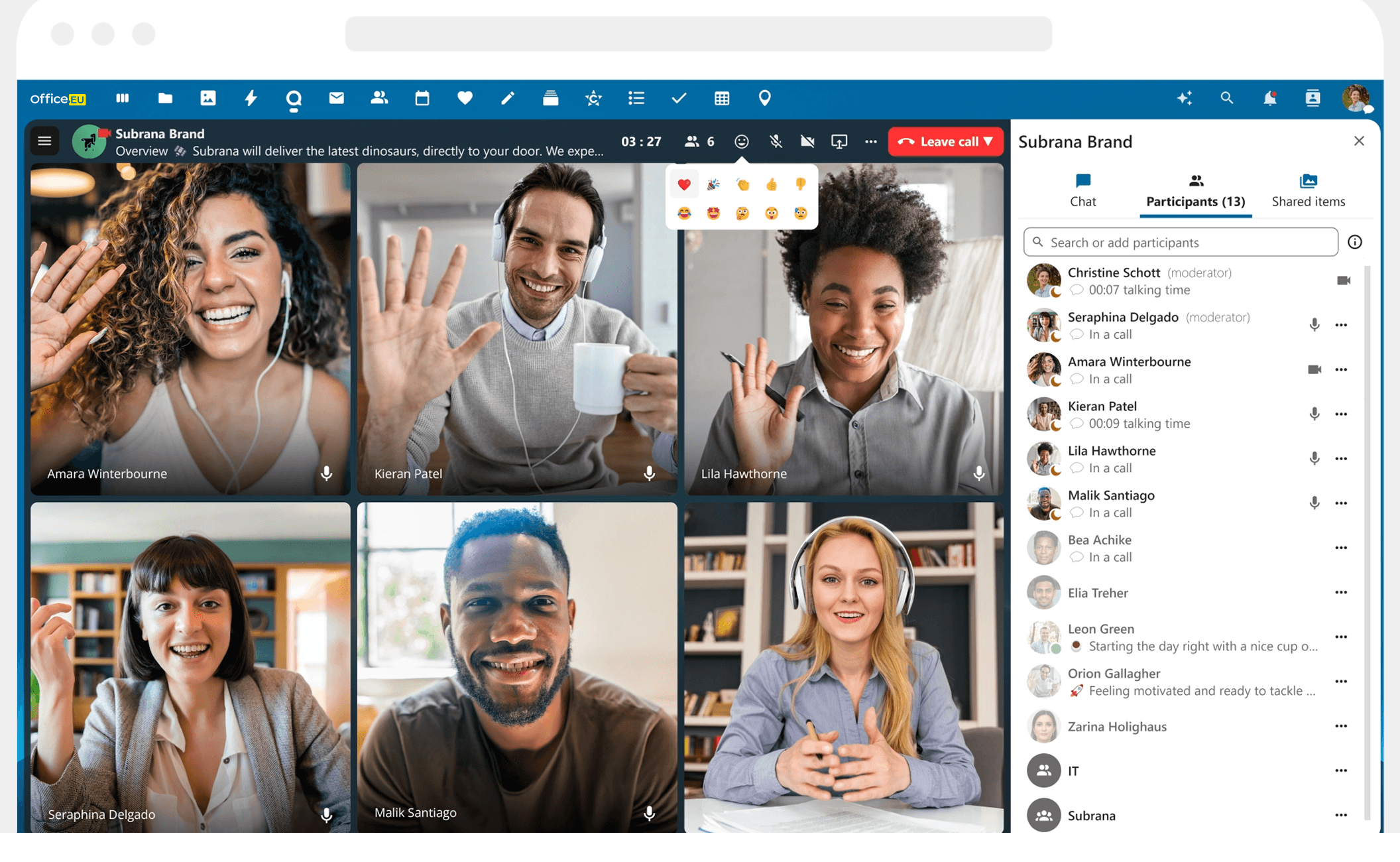 EU Meetings screenshot